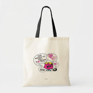 Tote Bag Little Miss Chatterbox Dit Que Je T'Aime