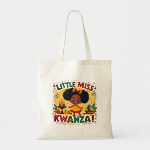 Tote Bag Little Miss Kwanza Afro American Kwanaz héritage