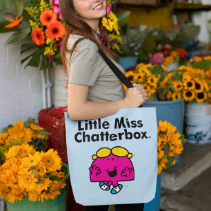Tote Bag Little Miss Little Miss Chatterbox est si chatty