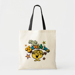 Tote Bag Little Miss Sunshine   Étoiles et fleurs