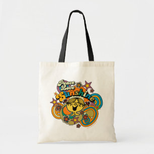 Tote Bag Little Miss Sunshine Peace Love Sunshine