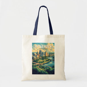 Tote Bag Little Rock Arkansas Voyage Art Vintage