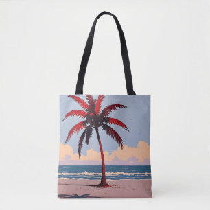 Tote Bag Littoral Crimson