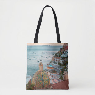 Tote Bag Littoral   Positano, Côte Amalfitaine, Italie