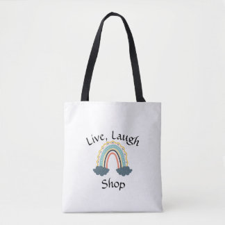 Tote Bag Live, Laugh Shop Fourre-tout