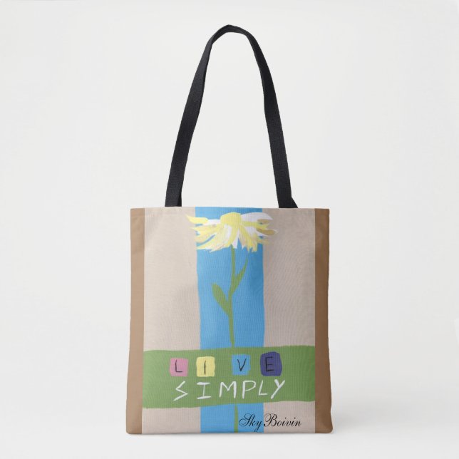 Tote Bag Live Simplement (Devant)