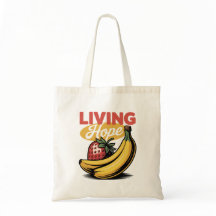 Living Hope Strawberry Banana Retro Faith Tee