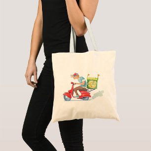 Tote Bag Livraison de pizzas cyclées