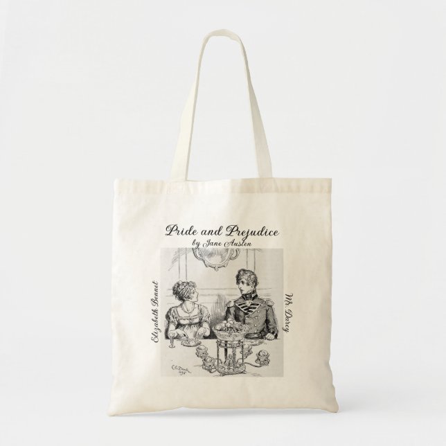 Tote Bag Livraison littéraire Fierté cadeau Préjugés Jane A (Devant)