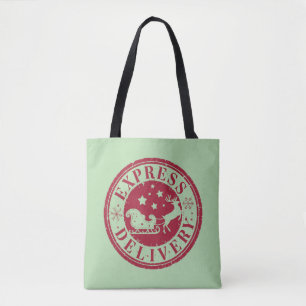 Tote Bag Livraison vintage d'Express du Père Noël
