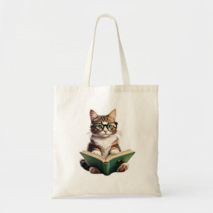 Tote Bag Livre de lecture Cat