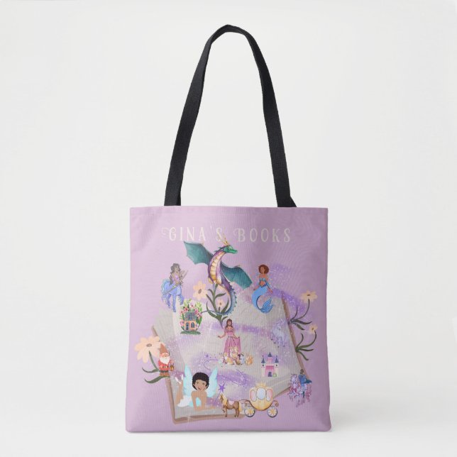 Tote Bag Livre d'histoire personnalisée (Devant)