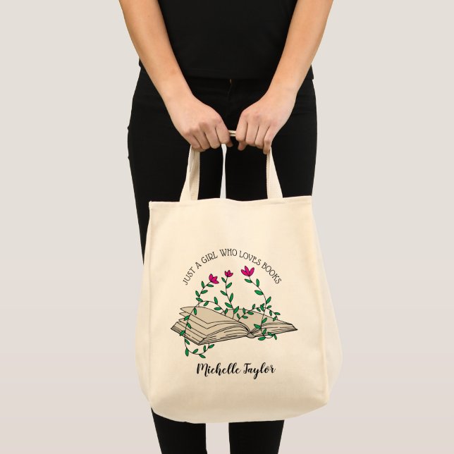Tote Bag Livre Lover, Livre-worm Gift, Bibliothèque de livr (Devant (produit))
