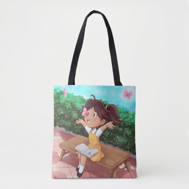 Tote Bag Livre papillon (Devant)