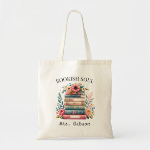 Tote Bag Livre personnalisé Soul livre Lover livre cadeau v