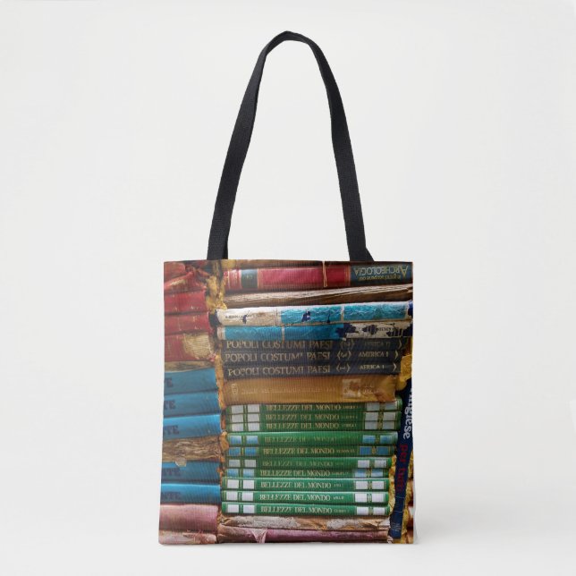 Tote Bag Livre vénitien fourre-tout de la Libreria Acqua Al (Devant)