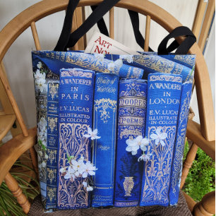 Tote Bag Livres et fleurs