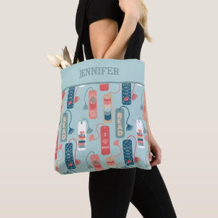 Tote Bag Livres et lecture de Signets à thèmes modélisé