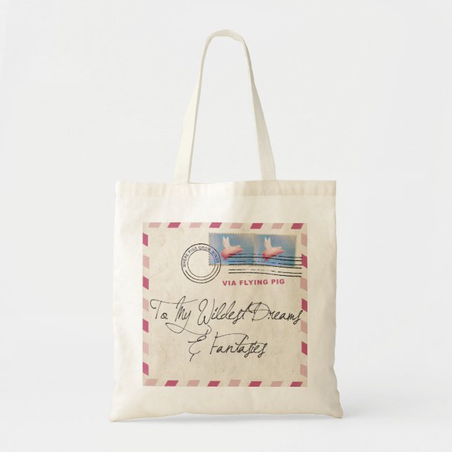 Tote Bag Livrez-Vous Par L'Intermédiaire De Porcs Volants (Devant)