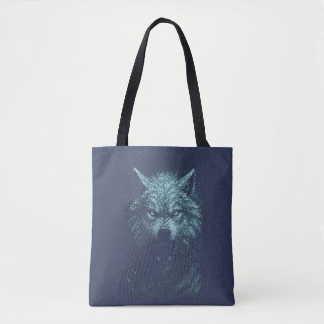 Tote Bag Lobo de nieve (Devant)