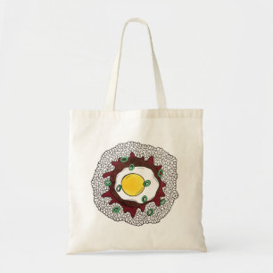 Tote Bag Loco Moco Cuisine hawaïenne Nourriture Riz Hamburg