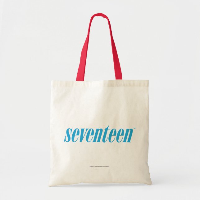 Tote Bag Logo-Aqua dix-sept (Devant)