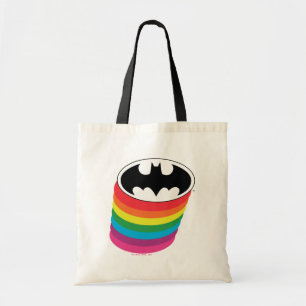 Tote Bag Logo Arc-en-ciel en couche Batman
