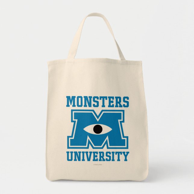 Tote Bag Logo bleu de Monsters University (Devant)