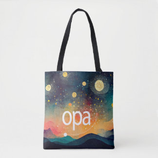 Tote Bag Logo coloré OPA Fourre-tout