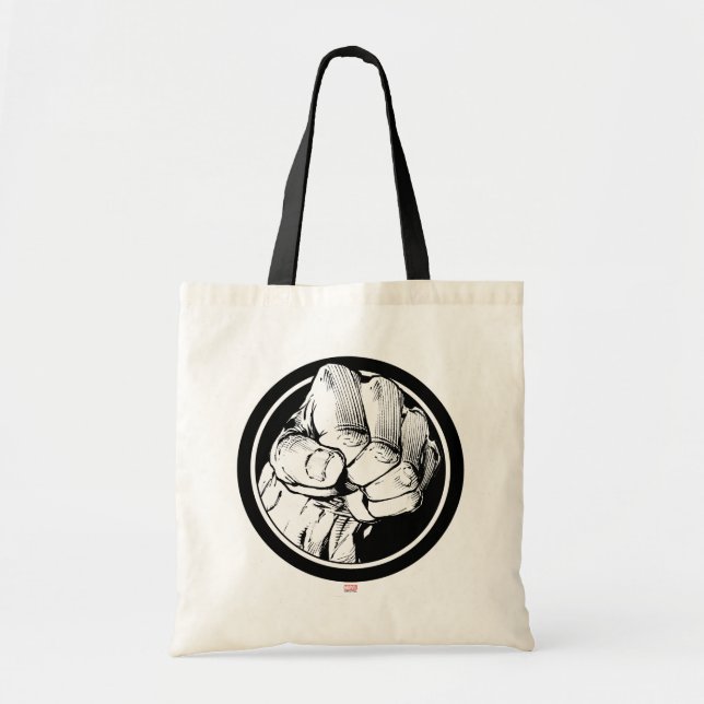 Tote Bag Logo de poing Avengers Hulk (Devant)