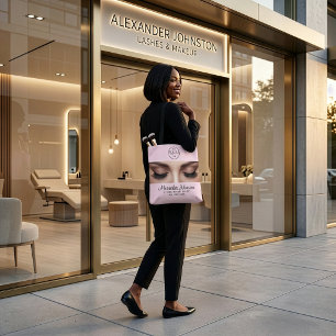 Tote Bag Logo de professionnel de la beauté maquillage arti