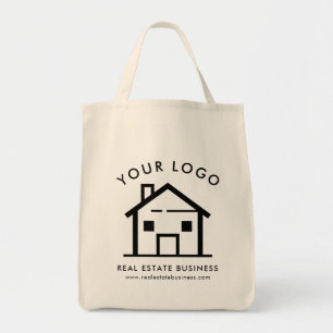 Tote Bag Logo d'entreprise immobilier simple Employés perso