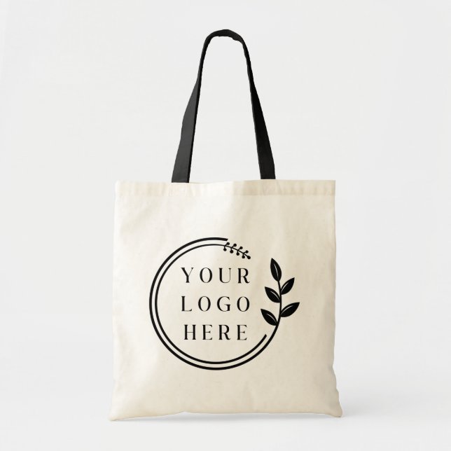 Tote Bag Logo d'entreprise personnalisé Budget d'entreprise (Devant)