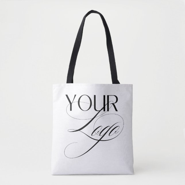 Tote Bag Logo d'entreprise personnalisé simple avant et arr (Devant)