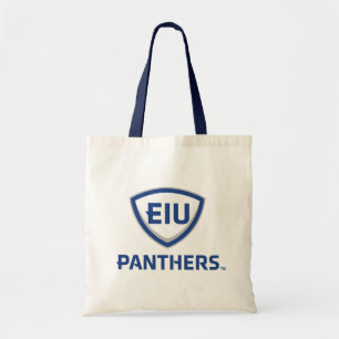 Tote Bag Logo Eastern Illinois Panthers Shield & Wordmark