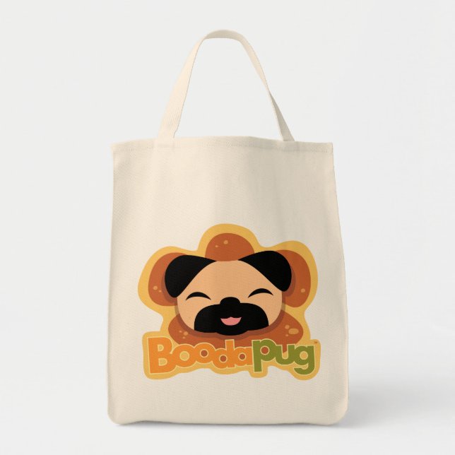 Tote Bag Logo Fourre-tout de Boodapug (Devant)
