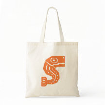 Logo fourre-tout de course de saumon de Splatoon