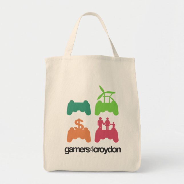 Tote Bag Logo Fourre-tout, lumière de G4C (Devant)