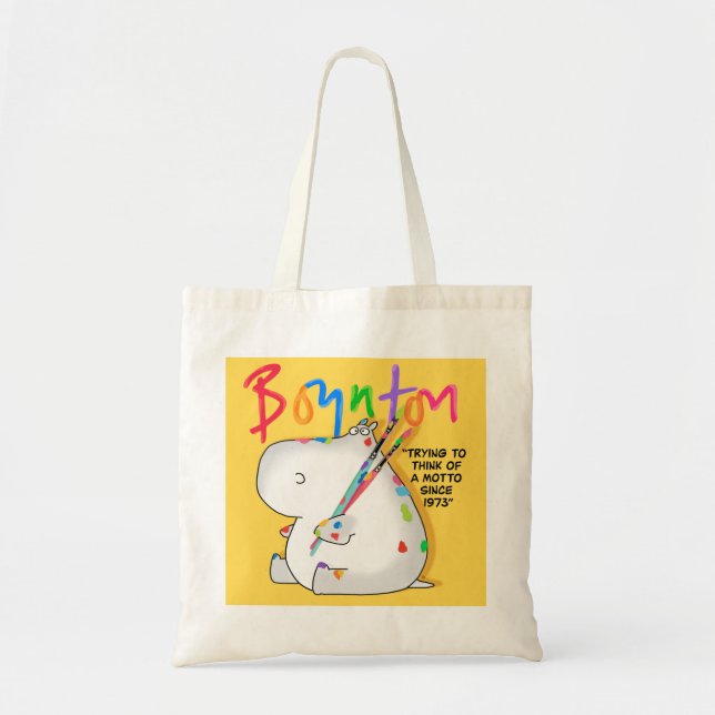 Tote Bag Logo Hippo de Boynton (Devant)