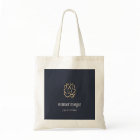 Logo Navy & Gold Lotus | Méditation Yoga Wellness
