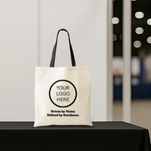 Tote Bag Logo personnalisé et marque professionnelle Slogan