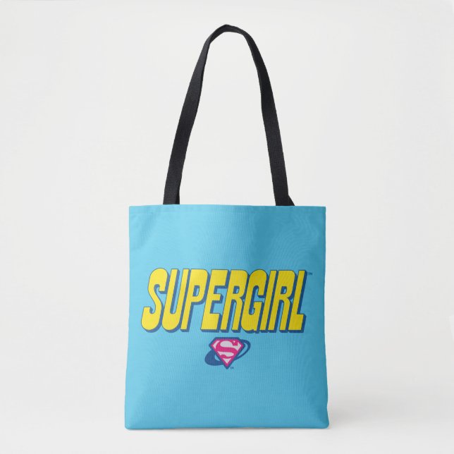 Tote Bag Logo Pop Supergirl (Devant)