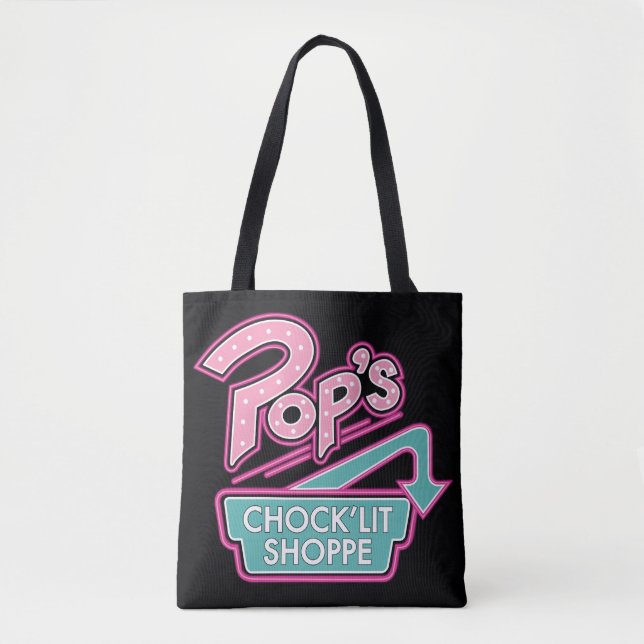Tote Bag Logo rose du magasin Chock'Lit de Pop (Devant)