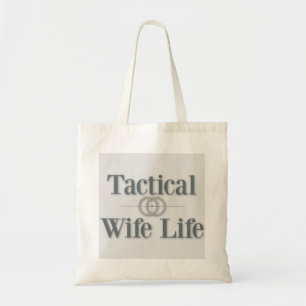Tote Bag Logo tactique Fourre-tout de la vie d'épouse