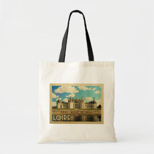 Tote Bag Loire France Vintage voyage - Château Chambord