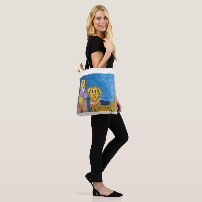 Tote Bag Lois le chien de thérapie - KidsArt pour CHOC (Sur le modèle)