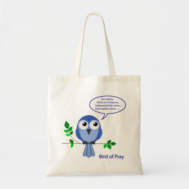 Tote Bag L'oiseau de prient (Devant)