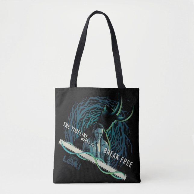 Tote Bag Loki - Le Timeline Veut Rompre Libre (Devant)