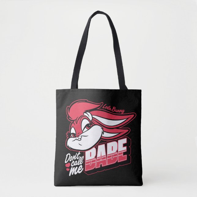 Tote Bag Lola Bunny ne m'appelle pas Babe (Devant)