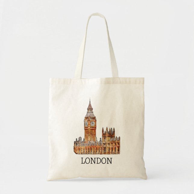 Tote Bag Londres Big Ben Architecture Landmark (Devant)